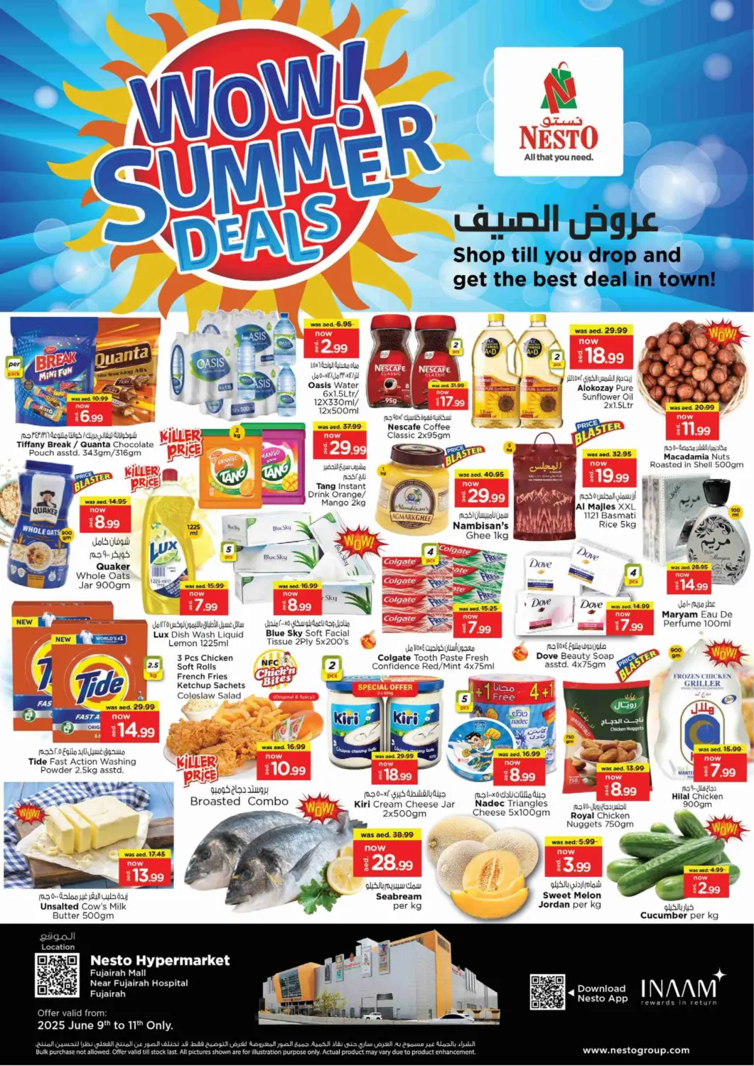 UAE - Fujairah Nesto Hypermarket offers in D4D Online. Fujairah Mall, Fujairah. . Till 11th June