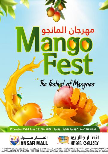 UAE - Dubai Ansar Gallery offers in D4D Online. Mango Fest. . Till 10th June