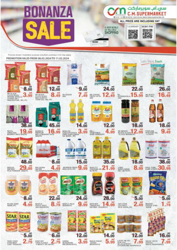 UAE - Abu Dhabi C.M. supermarket offers in D4D Online. Bonanza Sale. . Till 11th February