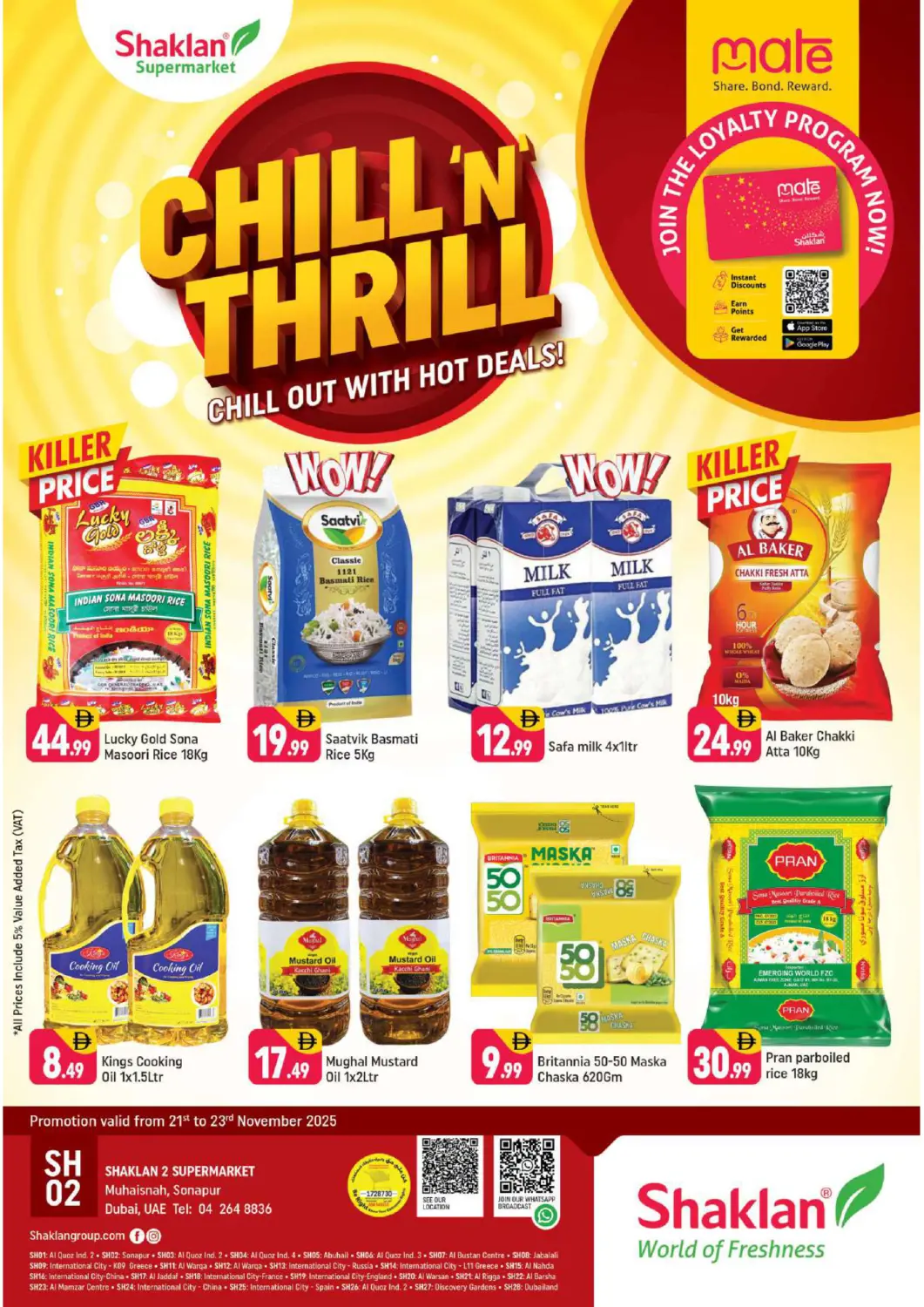 UAE - Dubai Shaklan  offers in D4D Online. Muhaisinah 2 Sonapur. . Till 23rd November