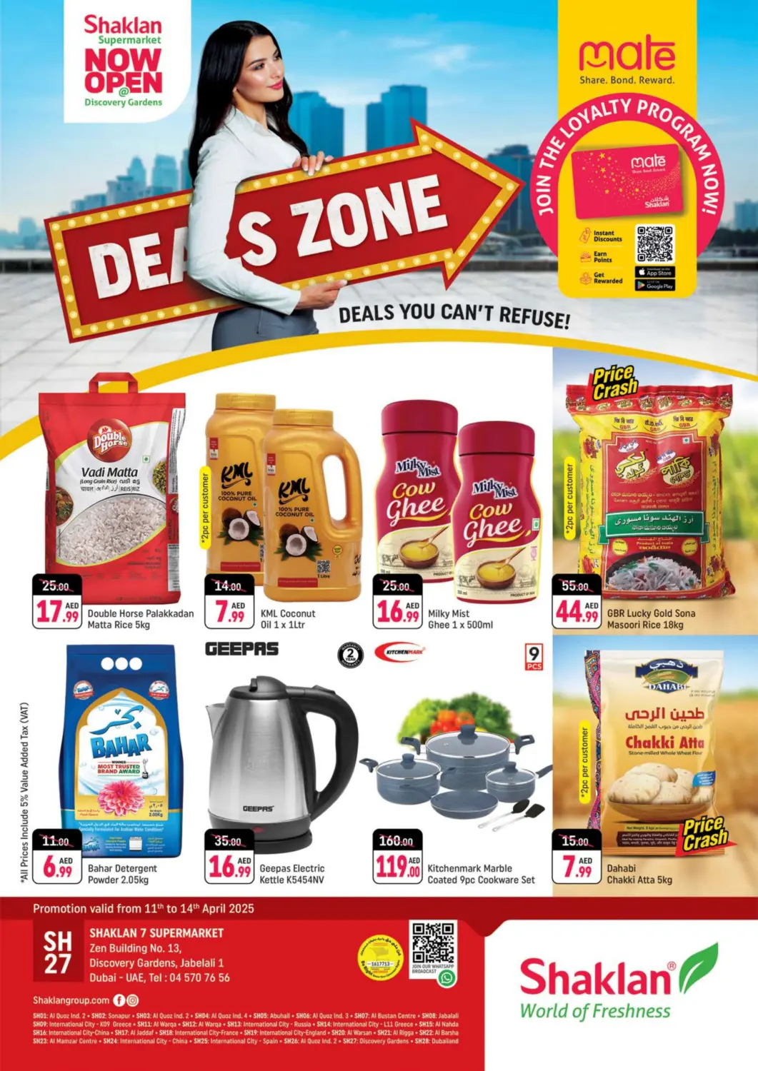 UAE - Dubai Shaklan  offers in D4D Online. Zen 4, 13 - Jebel Ali Village. . Till 14th April
