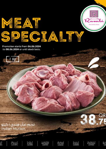 Qatar - Al Shamal Rawabi Hypermarkets offers in D4D Online. Meat Specialty. . Till 8th June