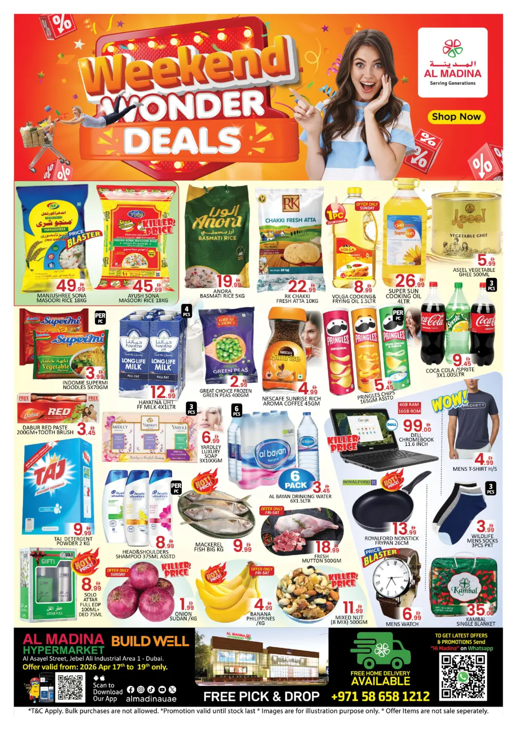UAE - Dubai Al Madina  offers in D4D Online. Jabel Ali Industrial Area, Dubai. . Till 19th April