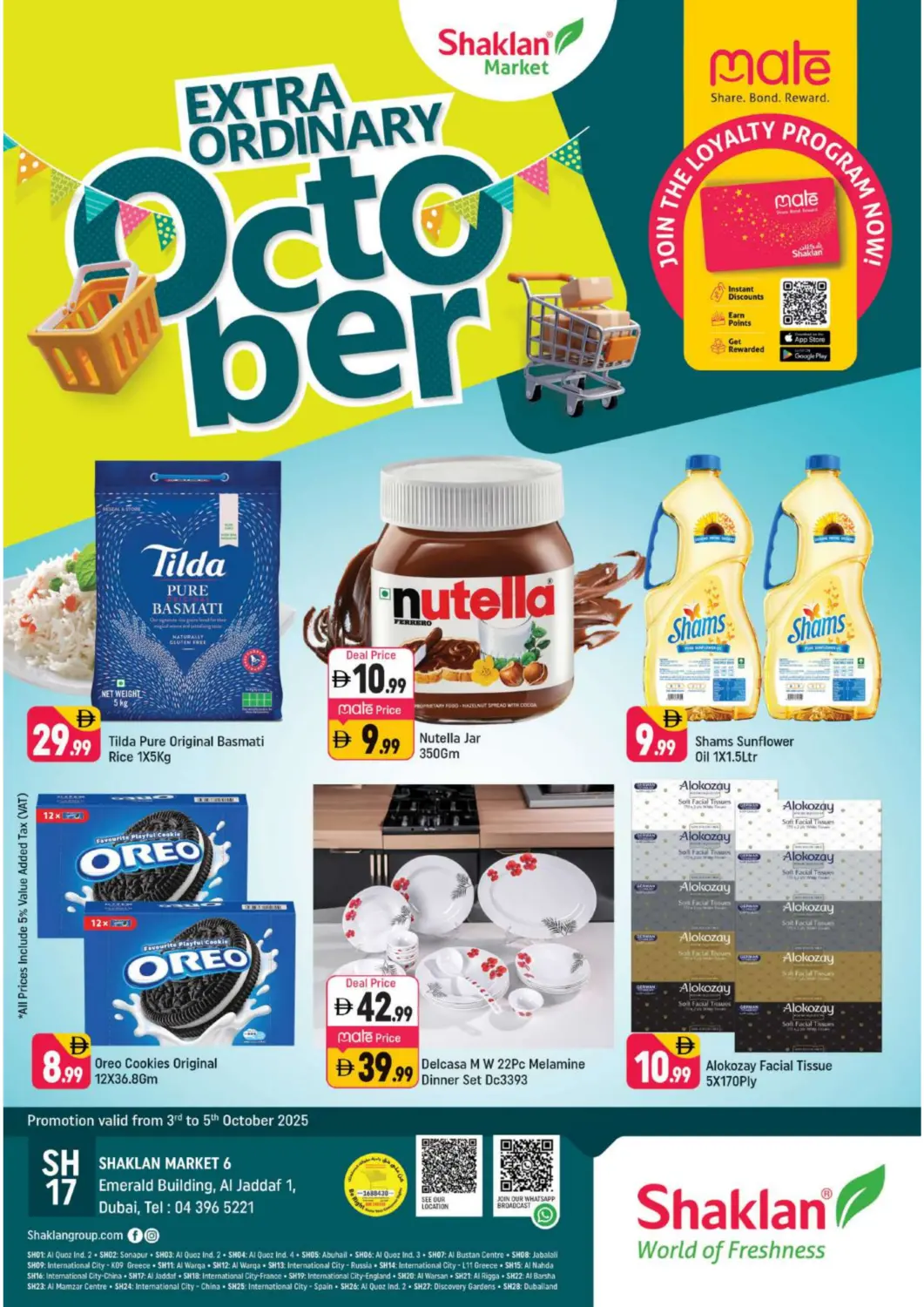 UAE - Dubai Shaklan  offers in D4D Online. Emarald Building, Al Jaddaf 1-Dubai. . Till 5th October