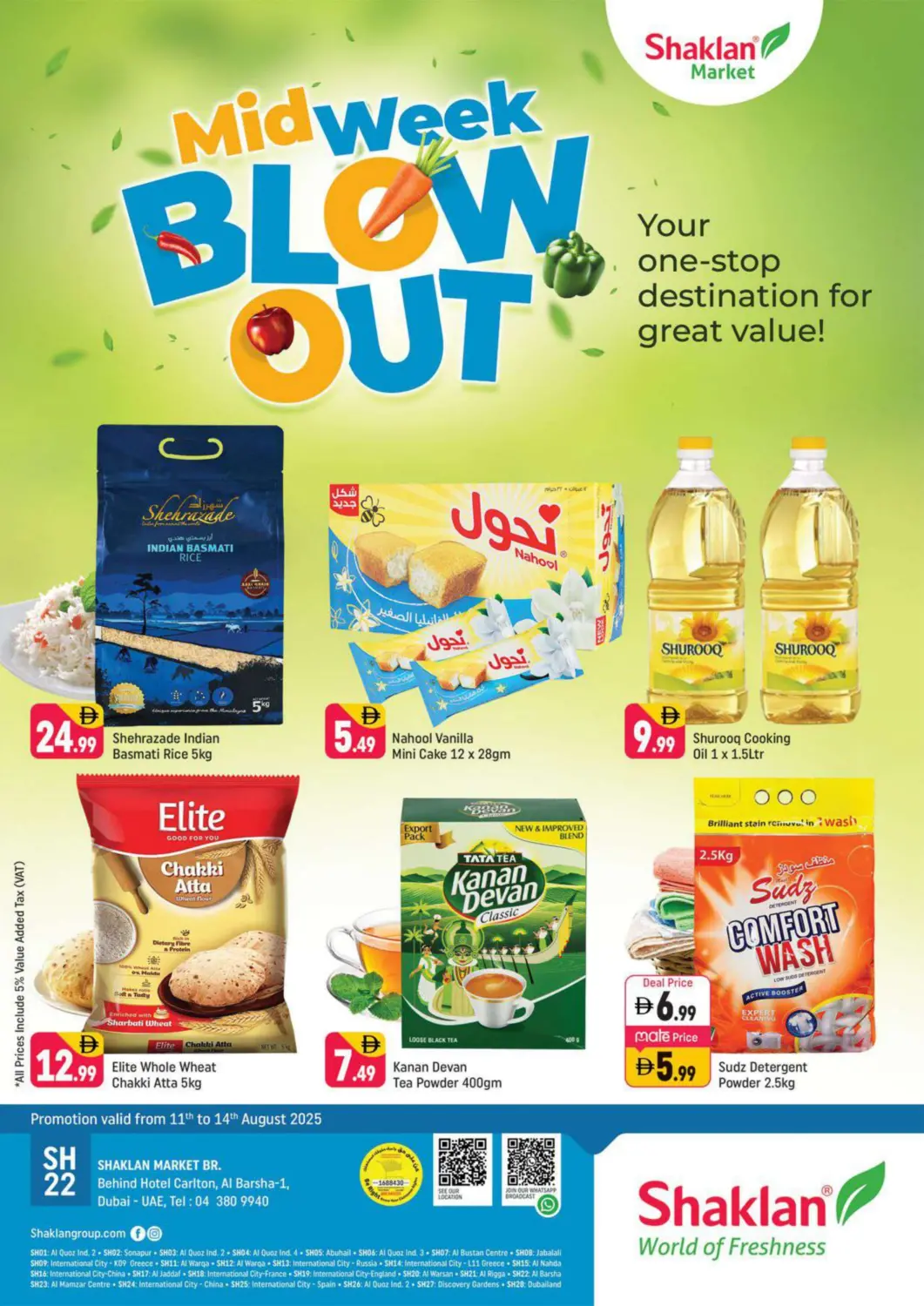 UAE - Dubai Shaklan  offers in D4D Online. Al Barsha 1, Dubai. . Till 14th August