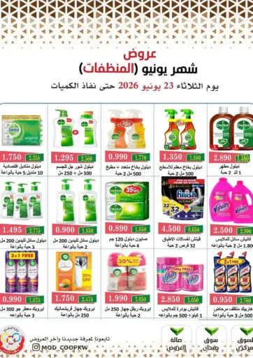 عروض شهر يونيو (المنظفات)