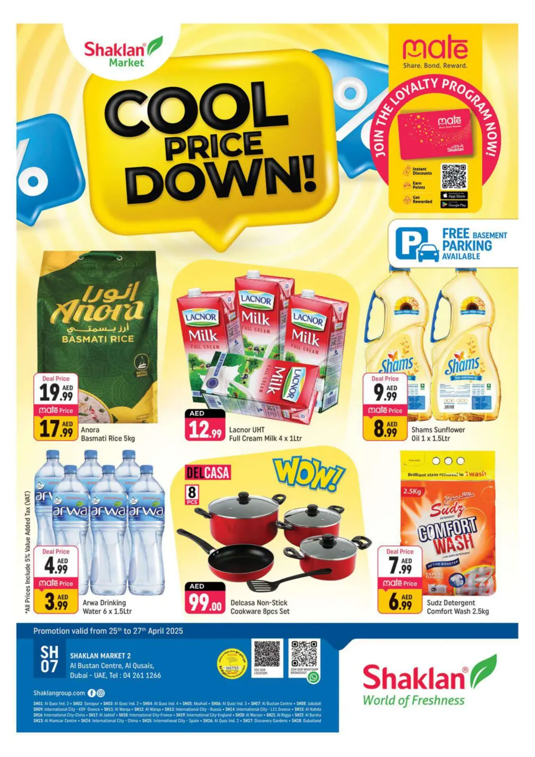 UAE - Dubai Shaklan  offers in D4D Online. Al Bustan Center, Al Qusais. . Till 27th April