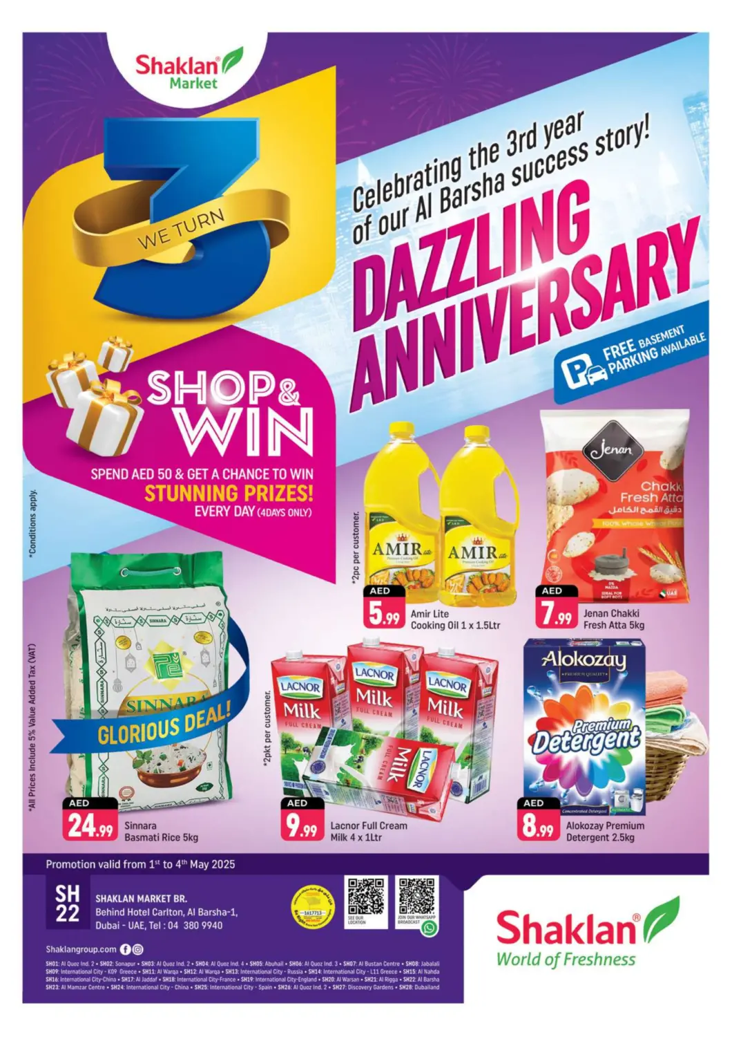 UAE - Dubai Shaklan  offers in D4D Online. Al Barsha-1,Dubai. . Till 4th May