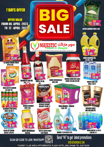 UAE - Abu Dhabi Majestic Supermarket offers in D4D Online. Big Sale. . Till 12th April