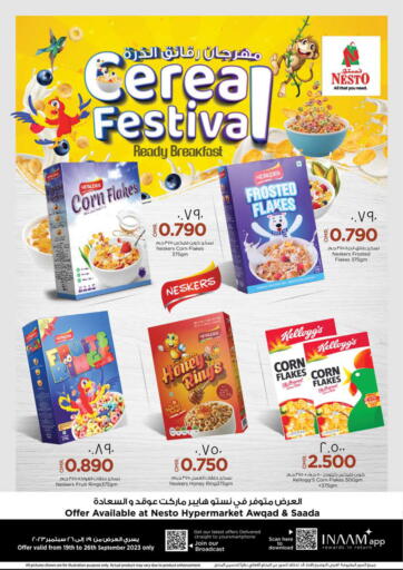 Oman - Muscat Nesto Hyper Market   offers in D4D Online. Cereal Festival. . Till 26th September