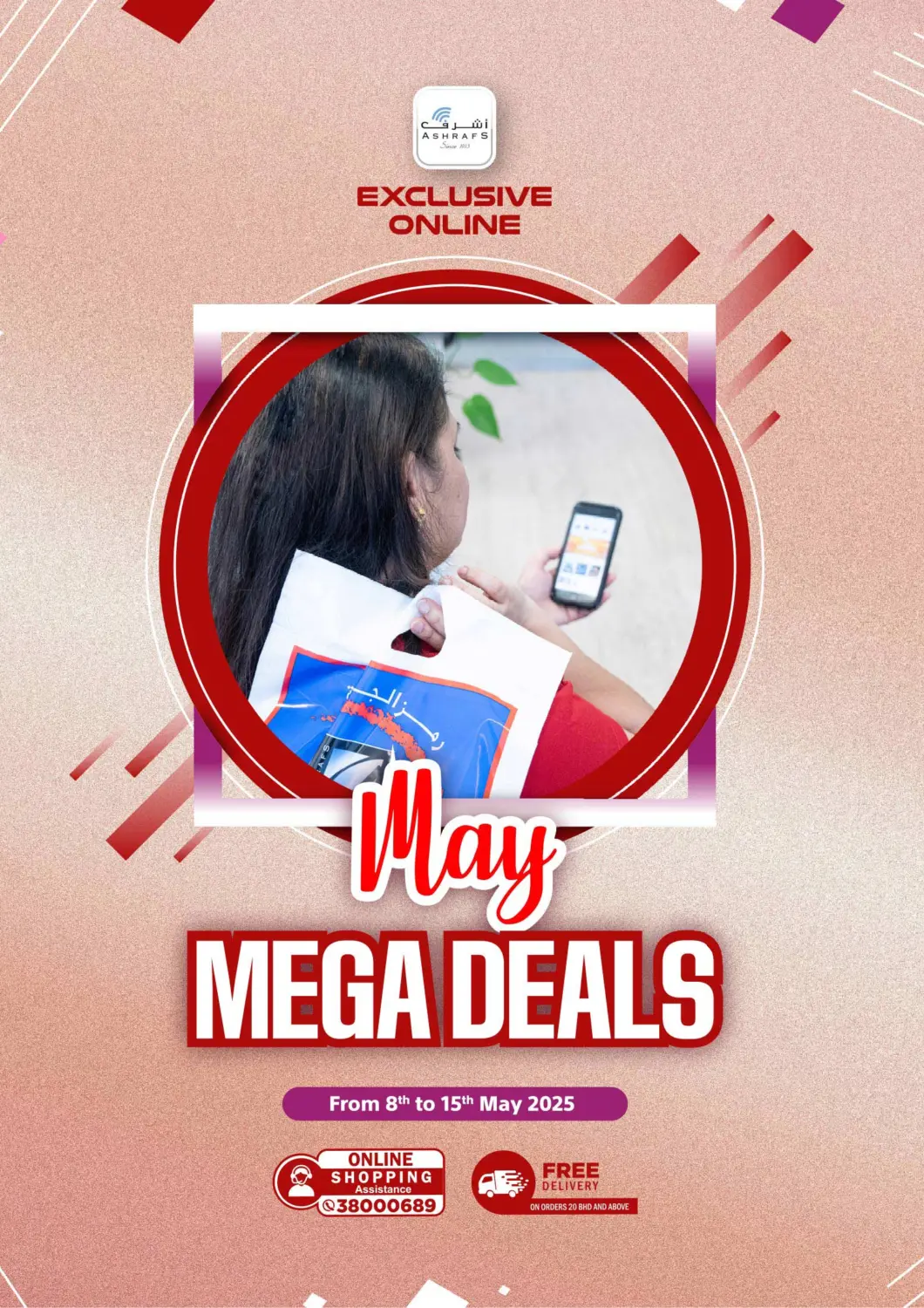 Bahrain Ashrafs offers in D4D Online. May Mega Deals. . Till 15th May