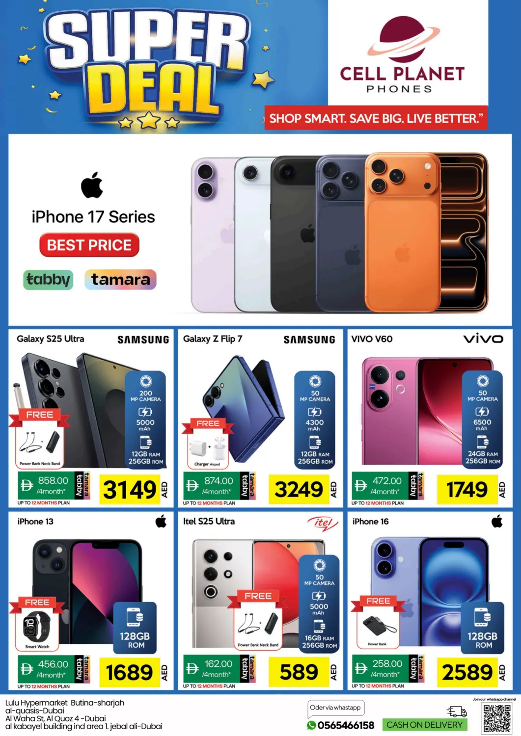 UAE - Dubai CELL PLANET PHONES offers in D4D Online. Super Deal. . Till 18th October