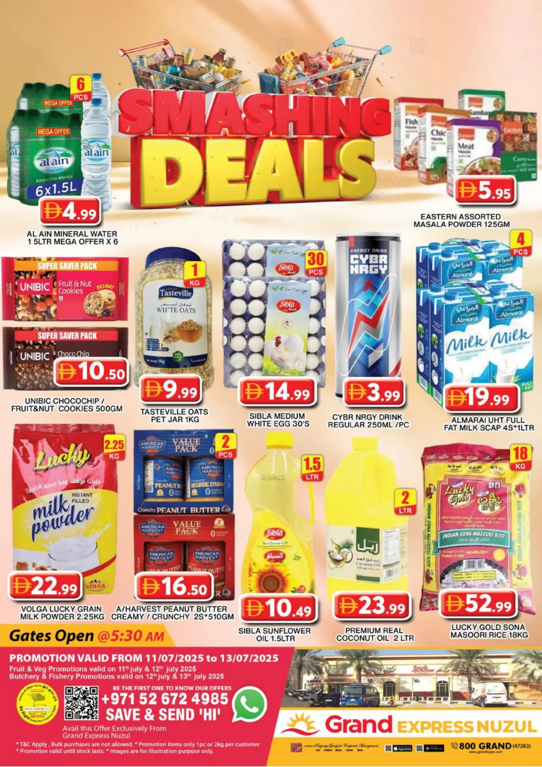 UAE - Dubai Grand Hyper Market offers in D4D Online. Nuzul, Dubai. . Till 13th July