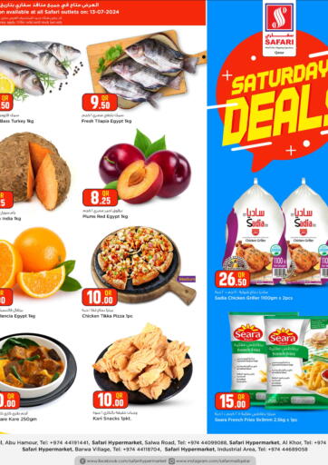 Qatar - Doha Safari Hypermarket offers in D4D Online. Saturday Deals. . Only On 13th July