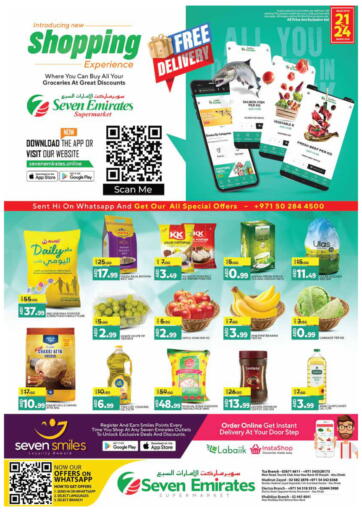 UAE - Abu Dhabi Seven Emirates Supermarket offers in D4D Online. Introducing New Shopping Experience. . Till 24th March