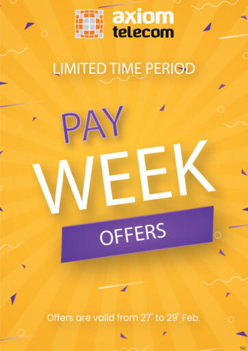Pay Week Offers