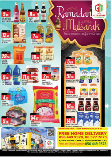 UAE - Sharjah / Ajman Azhar Al Madina Hypermarket offers in D4D Online. Al Nahda - Sharjah. . Till 31st March