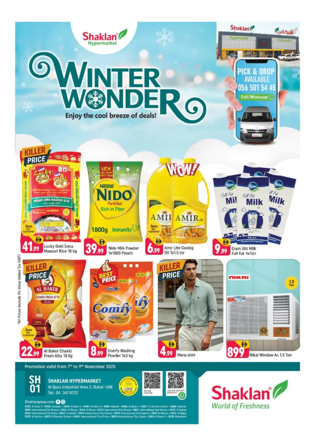 UAE - Dubai Shaklan  offers in D4D Online. Al Qouz Industrial Area 2-Dubai. . Till 9th November
