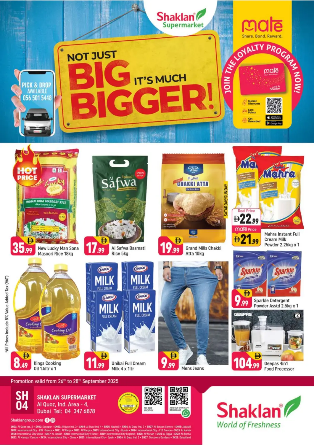 UAE - Dubai Shaklan  offers in D4D Online. Al Quoz - Ind area - 4, Dubai. . Till 28th September