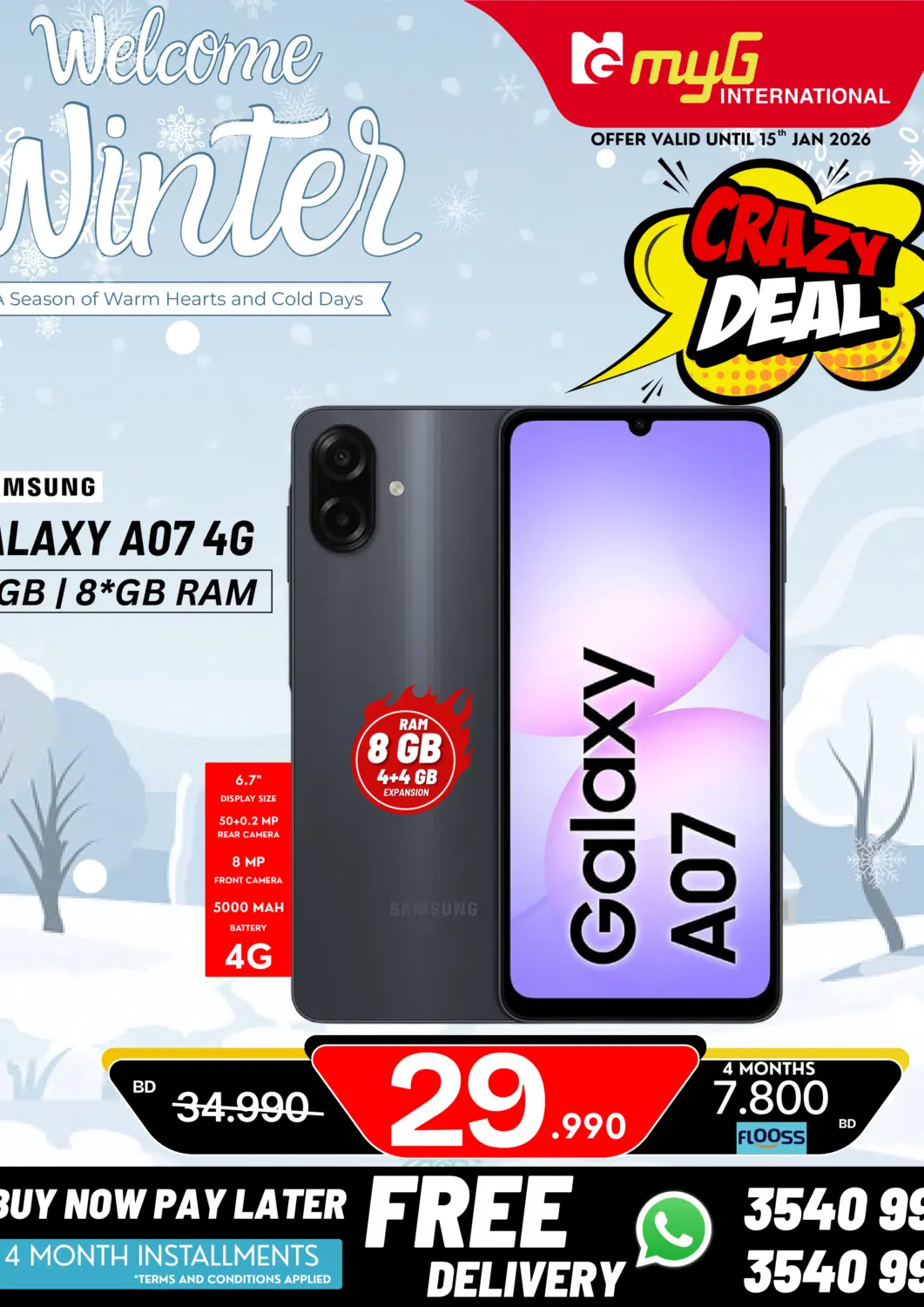 Bahrain MyG International offers in D4D Online. Welcome Winter. . Till 15th January