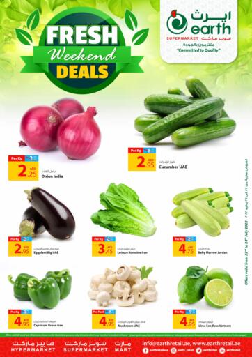 UAE - Abu Dhabi Earth Supermarket offers in D4D Online. Fresh Weekend Deals. . Till 24th July