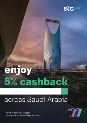 Enjoy 5% Cash Back