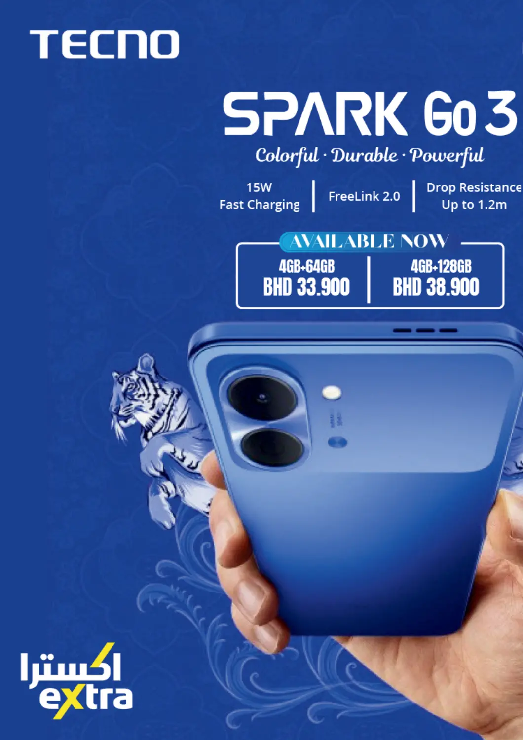 Bahrain eXtra offers in D4D Online. Tecno Spark GO3-LAUNCHING. . Till 28th February