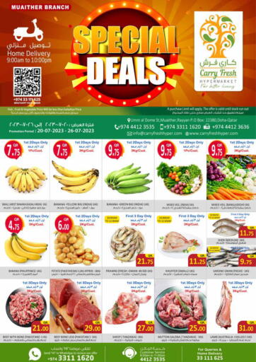 Qatar - Al-Shahaniya Carry Fresh Hypermarket offers in D4D Online. Special Deals @ Muaither. . Till 26th July