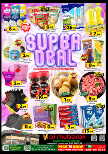 UAE - Sharjah / Ajman Mubarak Hypermarket Sharjah offers in D4D Online. Super Deal. . Till 21st April