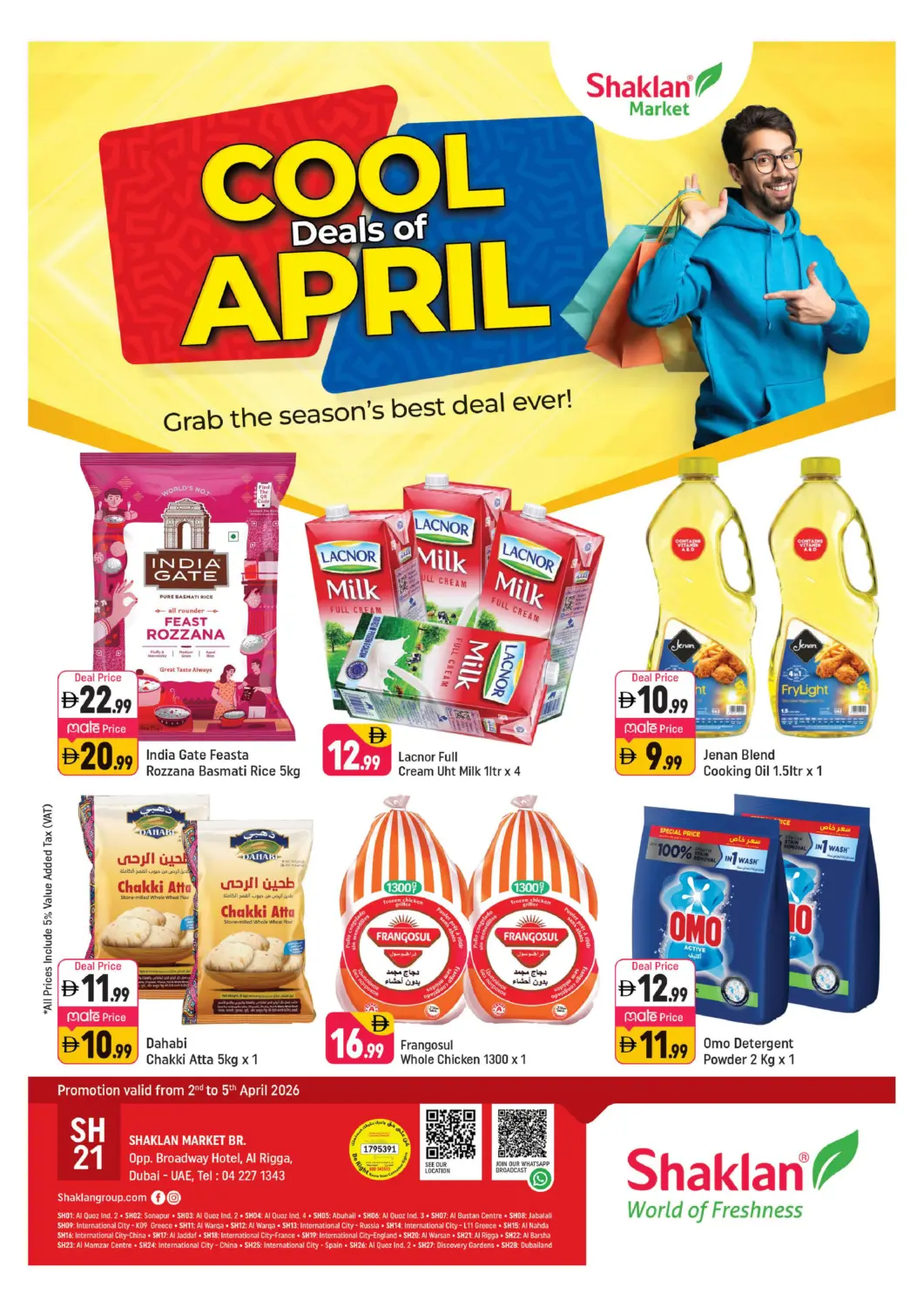 UAE - Dubai Shaklan  offers in D4D Online. Al Rigga, Dubai. . Till 5th April