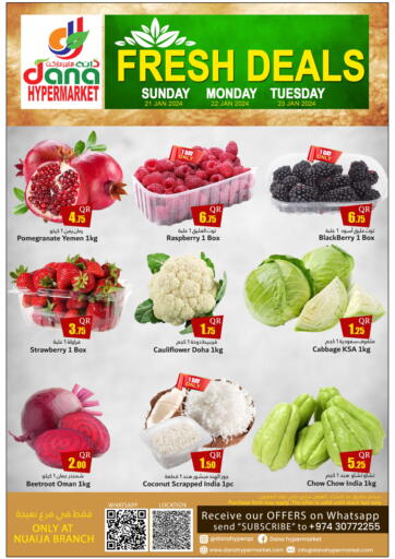 Qatar - Al Daayen Dana Hypermarket offers in D4D Online. Fresh Deals @ Nuaija. . Till 23rd January