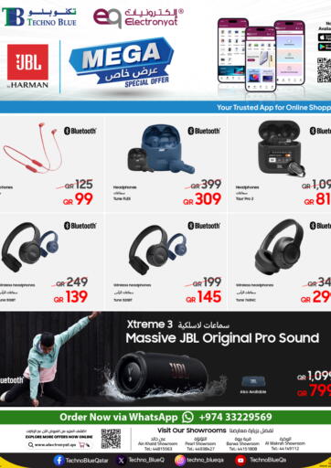 Qatar - Al-Shahaniya Techno Blue offers in D4D Online. JBL Portable Speakers & Wireless Headphones: Compact Size, Big Sound!. . Till 25th October