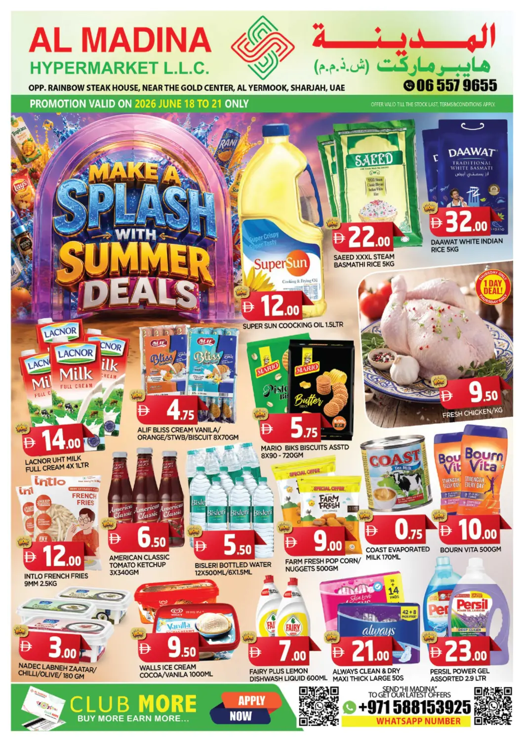 UAE - Sharjah / Ajman AL MADINA offers in D4D Online. Al Yermook - Sharjah. . Till 21st June