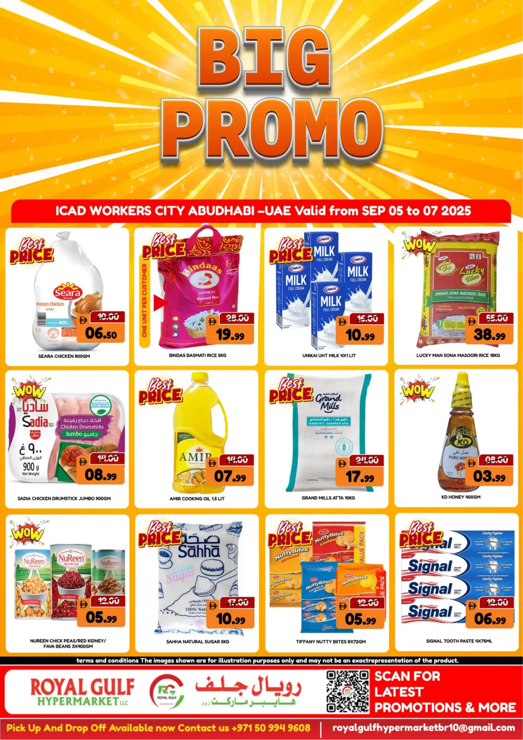 UAE - Abu Dhabi ROYAL GULF HYPERMARKET LLC offers in D4D Online. ICAD Workers City, Abu Dhabi. . Till 7th September