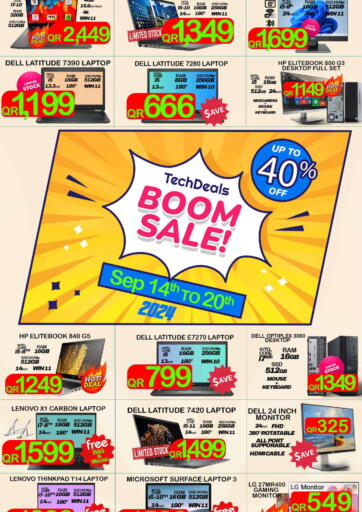 Qatar - Umm Salal Tech Deals Trading offers in D4D Online. Boom Sale. . Till 20th September