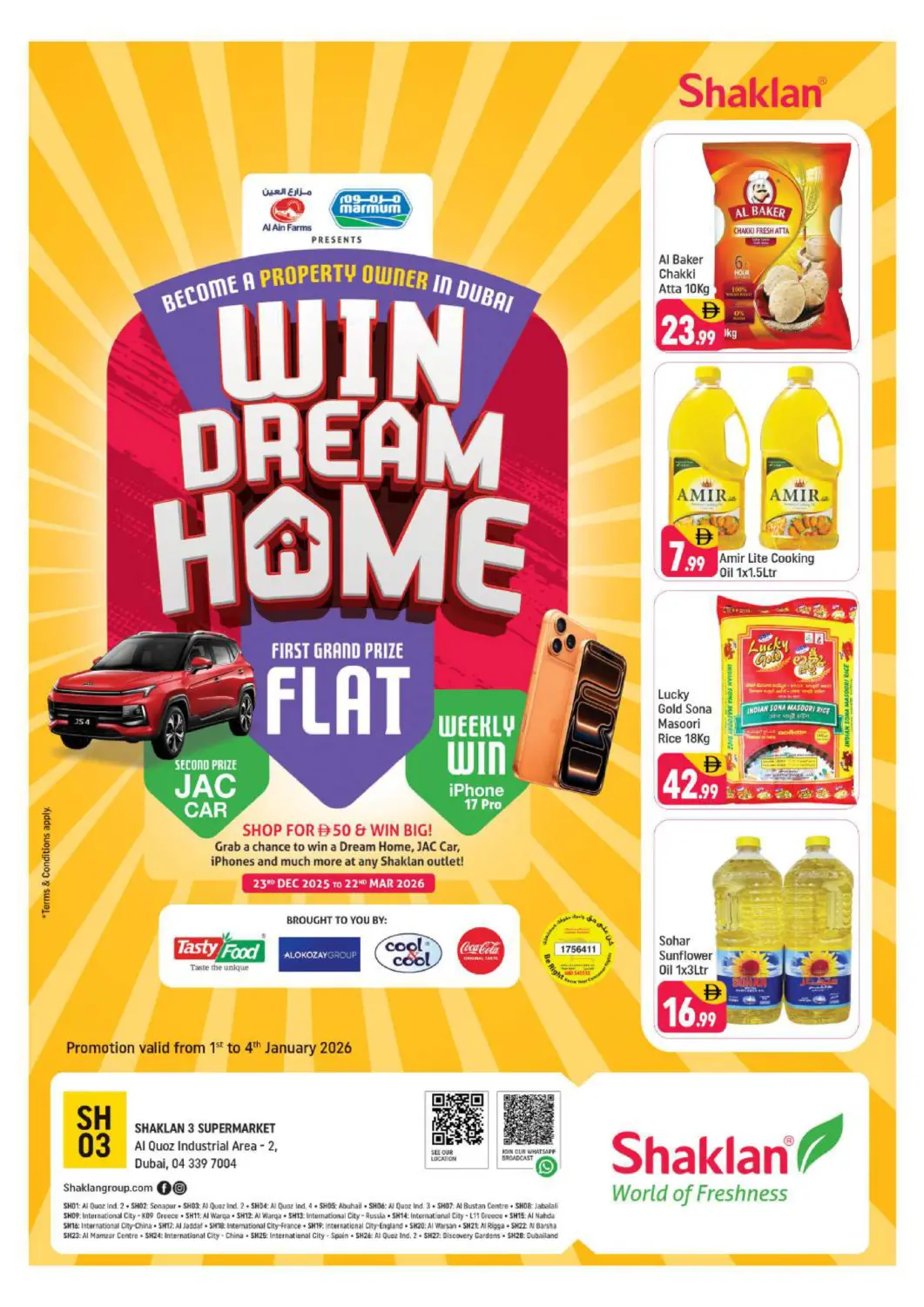 UAE - Dubai Shaklan  offers in D4D Online. Al Quoz Ind Area 2, Dubai. . Till 4th January