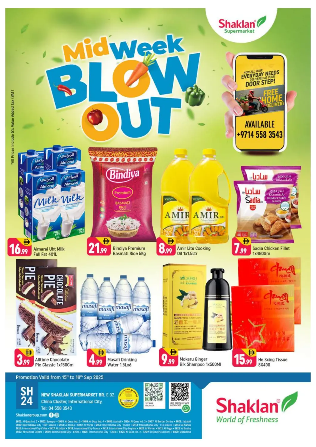 UAE - Dubai Shaklan  offers in D4D Online. China Cluster, IC, Dubai. . Till 18th September