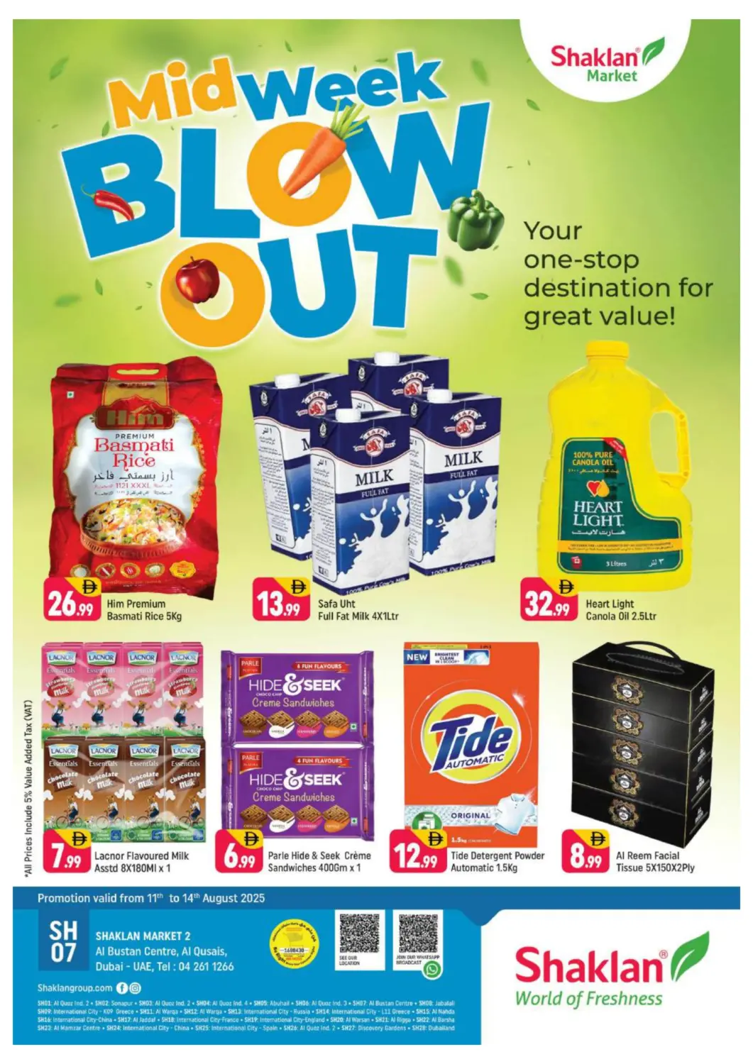 UAE - Dubai Shaklan  offers in D4D Online. Al Bustan Center, Al Qusais. . Till 14th August