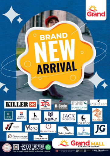UAE - Sharjah / Ajman Grand Hyper Market offers in D4D Online. Al Musallah, Sharjah. . Until Stock Last