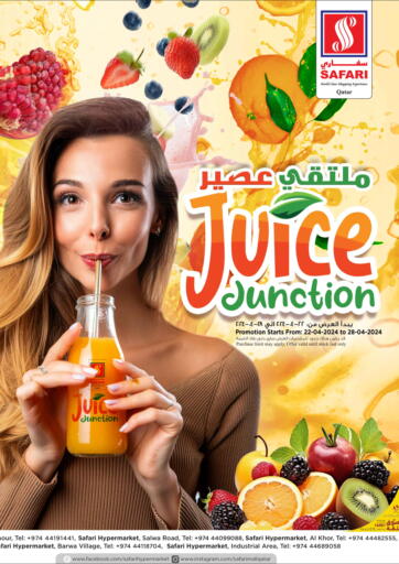Qatar - Al Khor Safari Hypermarket offers in D4D Online. Juice Junction. . Till 28th April