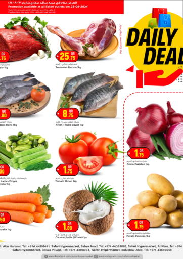 Qatar - Al Khor Safari Hypermarket offers in D4D Online. Daily Deals. . Only On 23rd August