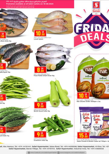 Qatar - Al Khor Safari Hypermarket offers in D4D Online. Friday Deals. . Only On 16th August