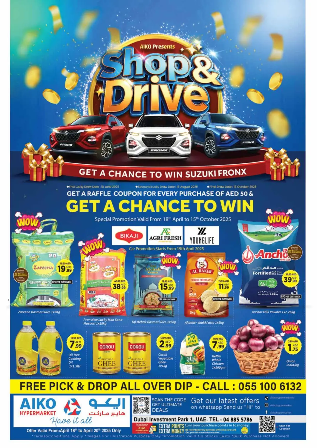 UAE - Dubai AIKO Mall and AIKO Hypermarket offers in D4D Online. Shop and Drive. . Till 20th April