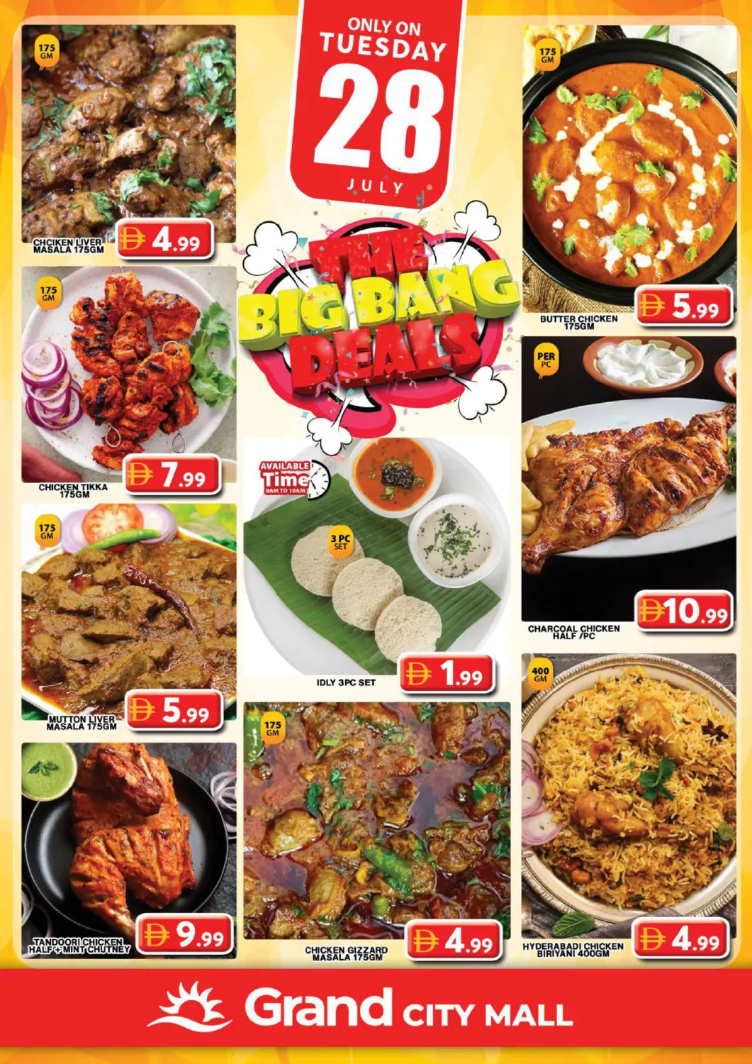 UAE - Dubai Grand Hyper Market offers in D4D Online. City Mall- Dubai. . Only On 28th July