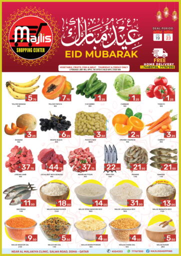Qatar - Doha Majlis Shopping Center offers in D4D Online. Eid Mubarak @ Salwa Road. . Till 23rd April