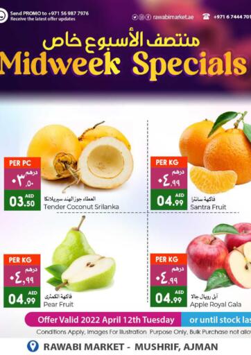 UAE - Sharjah / Ajman Rawabi Market Ajman offers in D4D Online. Midweek Specials@Mushrif. . Till 12th April