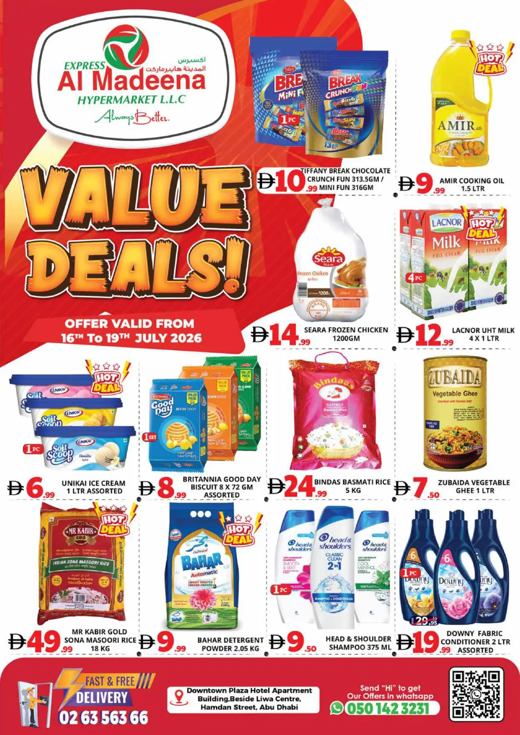UAE - Abu Dhabi EXPRESS AL MADEENA HYPERMARKET LLC offers in D4D Online. Hamdan Street-Abu Dhabi. . Till 19th July