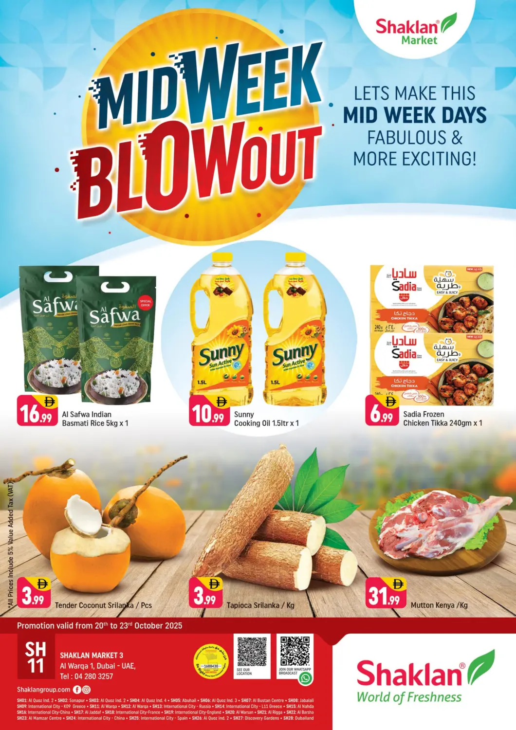 UAE - Dubai Shaklan  offers in D4D Online. Al Warqa 1, Dubai. . Till 23rd October