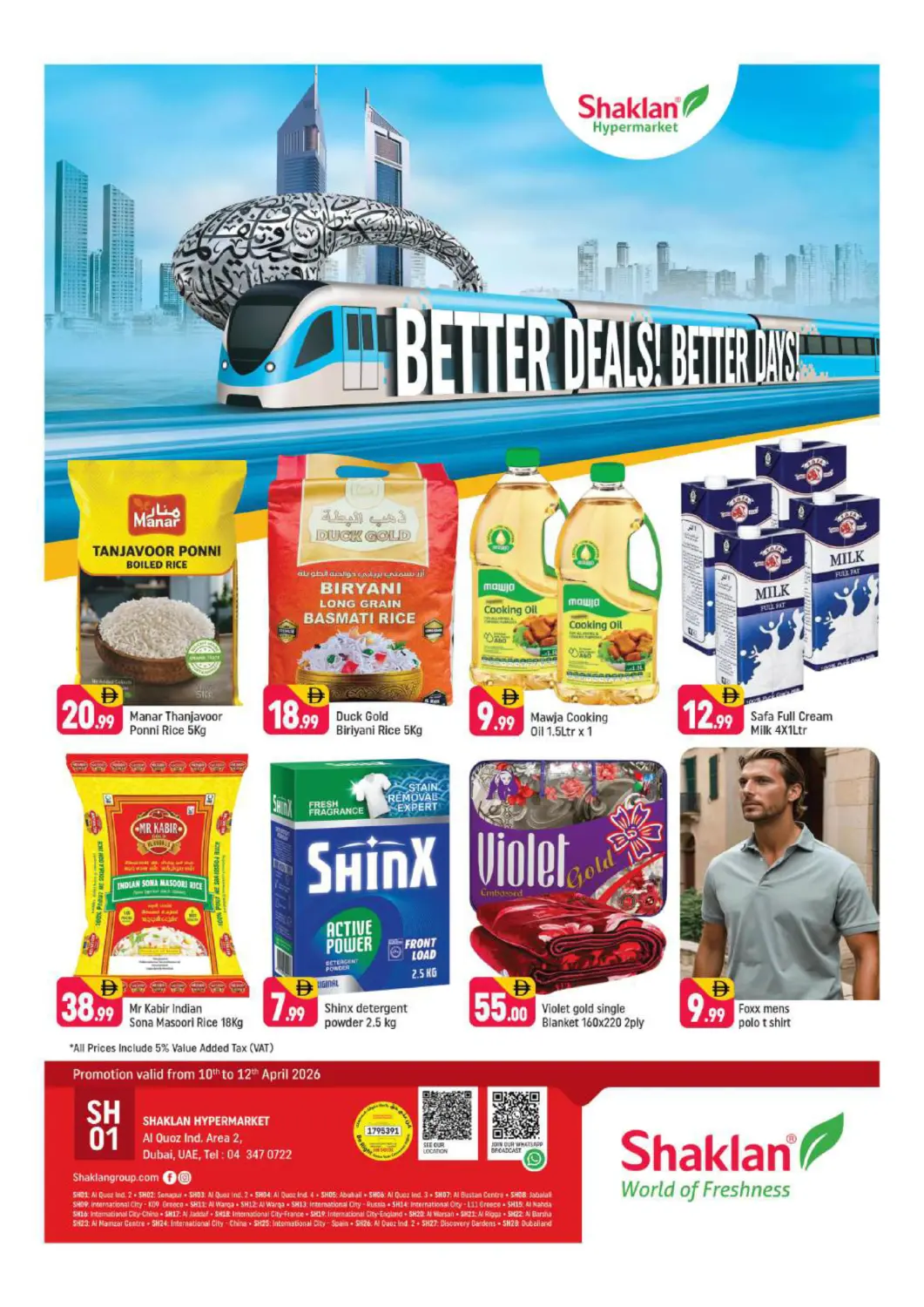 UAE - Dubai Shaklan  offers in D4D Online. Al Qouz Industrial Area 2-Dubai. . Till 12th April