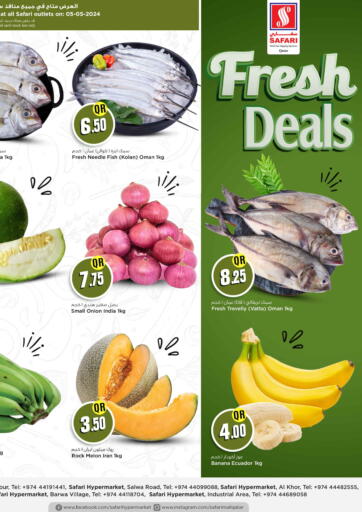 Qatar - Al Khor Safari Hypermarket offers in D4D Online. Fresh Deals. . Only On 5th May